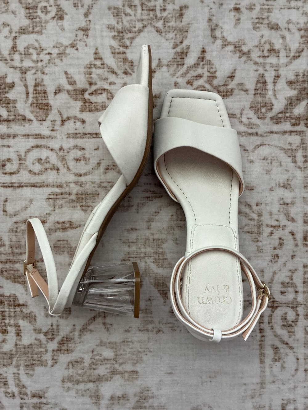 White Heels Size 9
